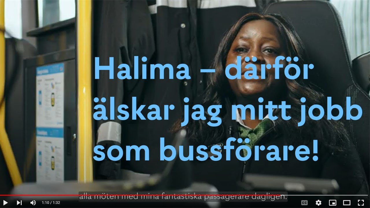 Bussföraren Halima om varför hon älskar sitt jobb som bussförare
