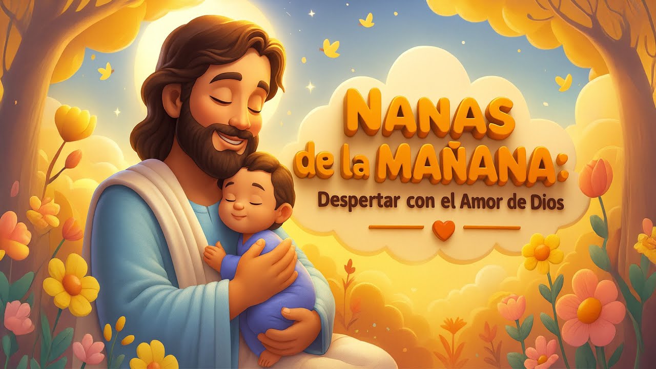 Nanas de la Ma&ntilde;ana: Despertar con el Amor de Dios 🌤️ | M&uacute;sica Cristiana Suave para Beb&eacute;s y Ni&ntilde;os