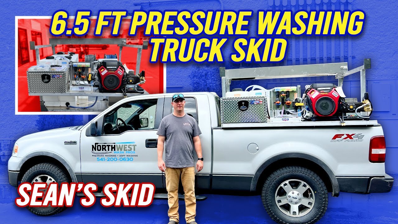 6.5 Ft Pressure Washing Truck Skid- Sean’s Skid