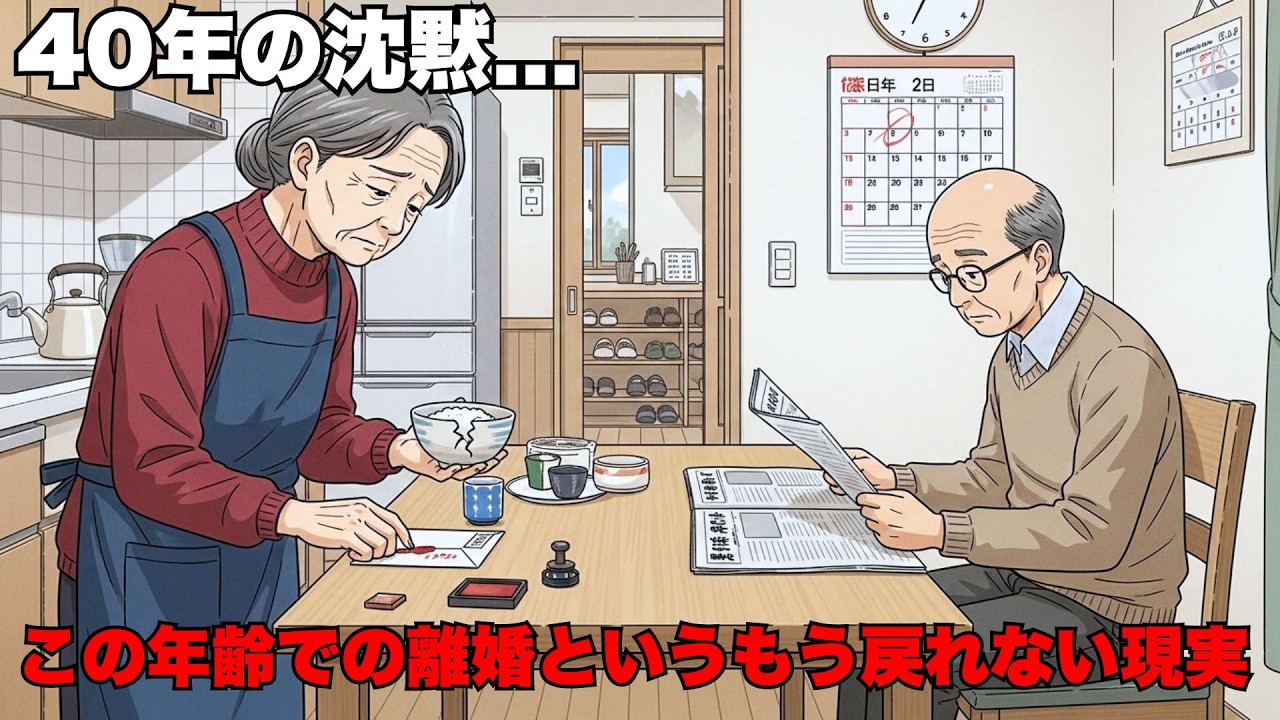 熟年離婚より残酷な沈黙…ひび割れた茶碗に滲む「朱い覚悟」。68歳妻が病院の予約票を突き返した日