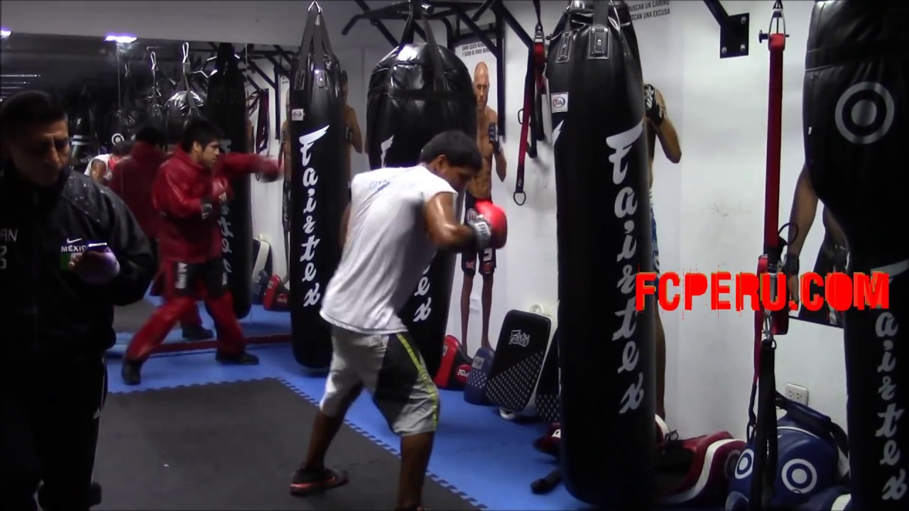 Entrenamiento de boxeo con saco 🥊 Entrenamiento libre en los sacos de boxeo