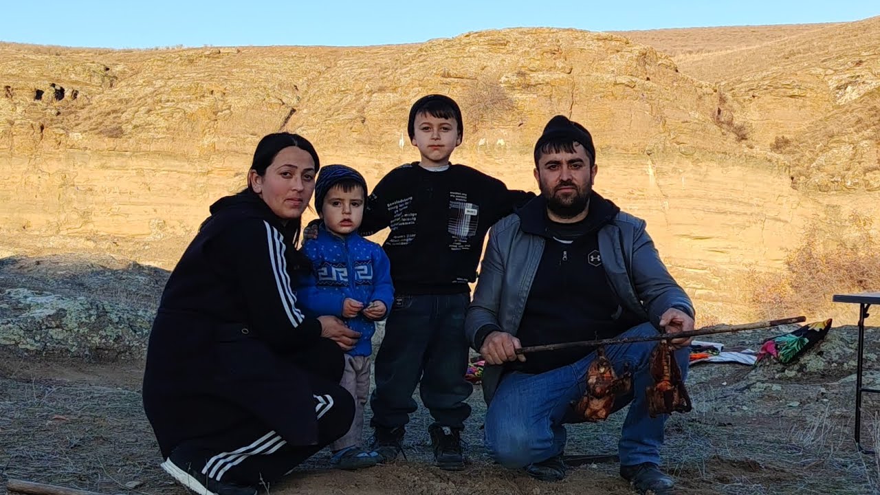 Quyuda xoruz bişirdik