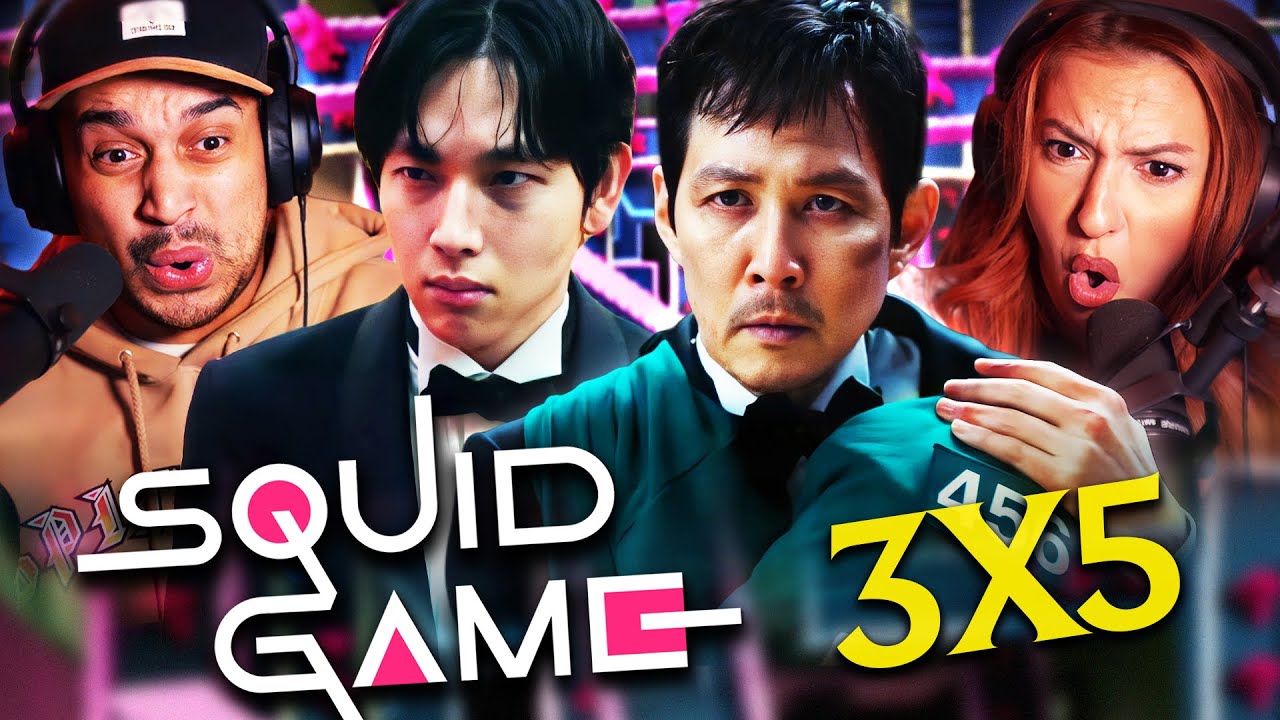 SQUID GAME SEASON 3 EPISODE 5 REACTION - CAN'T KEEP WATCHING! - FIRST TIME WATCHING - REVIEW 오징어 게임