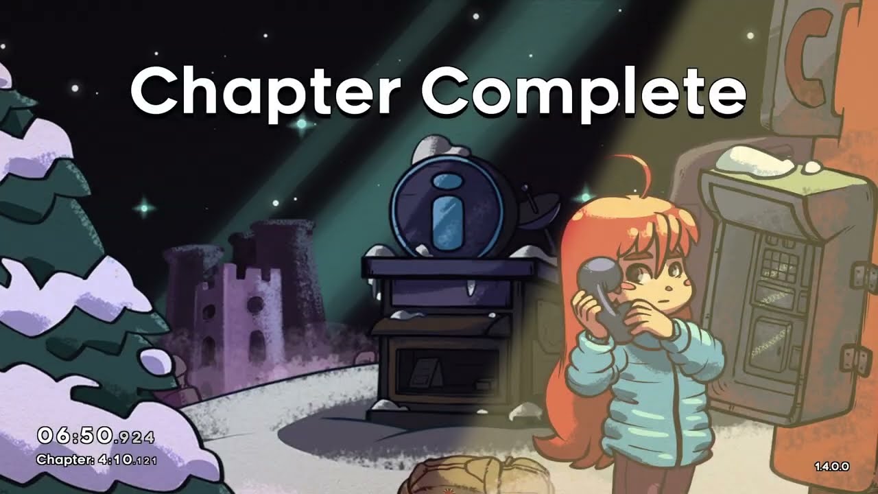 celeste any% run in 1:01:08:430