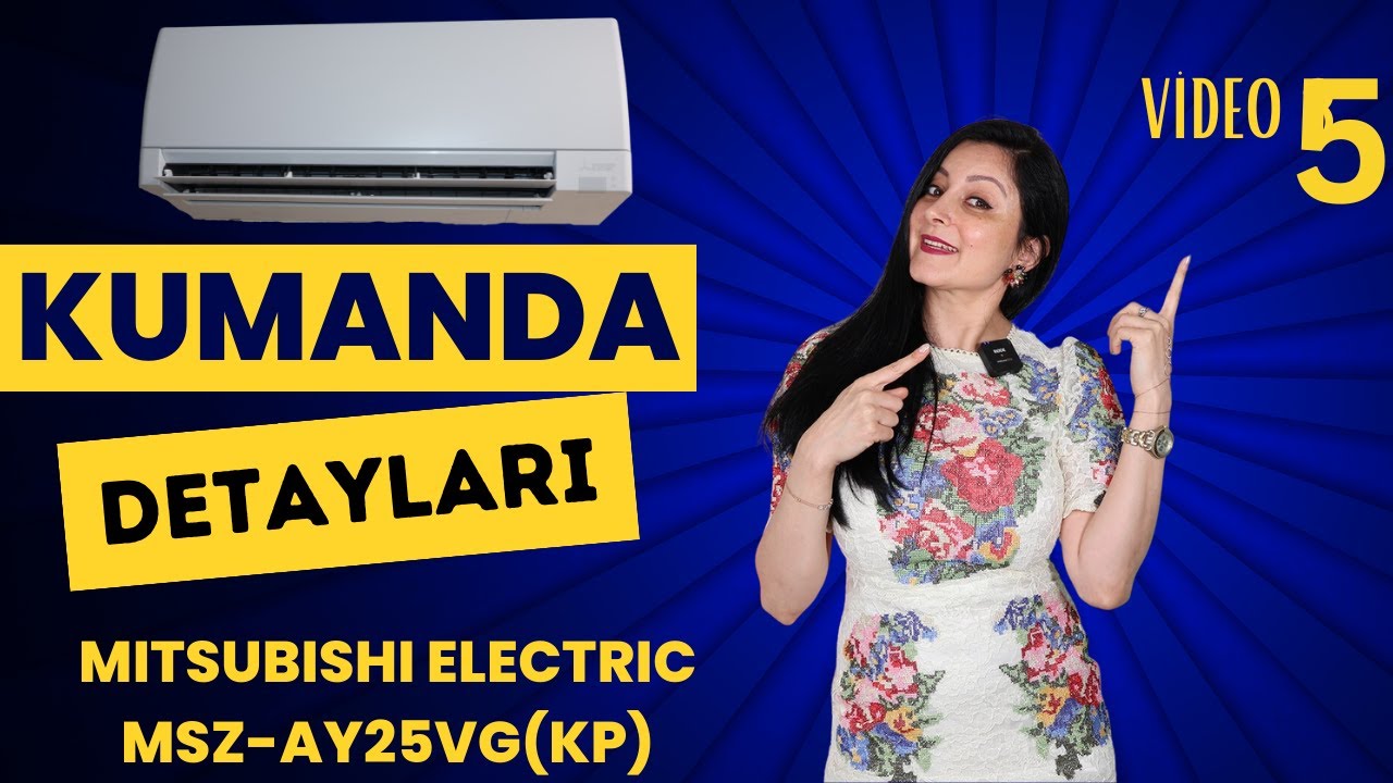 Mitsubishi Klima Kumanda Yakın Çekim