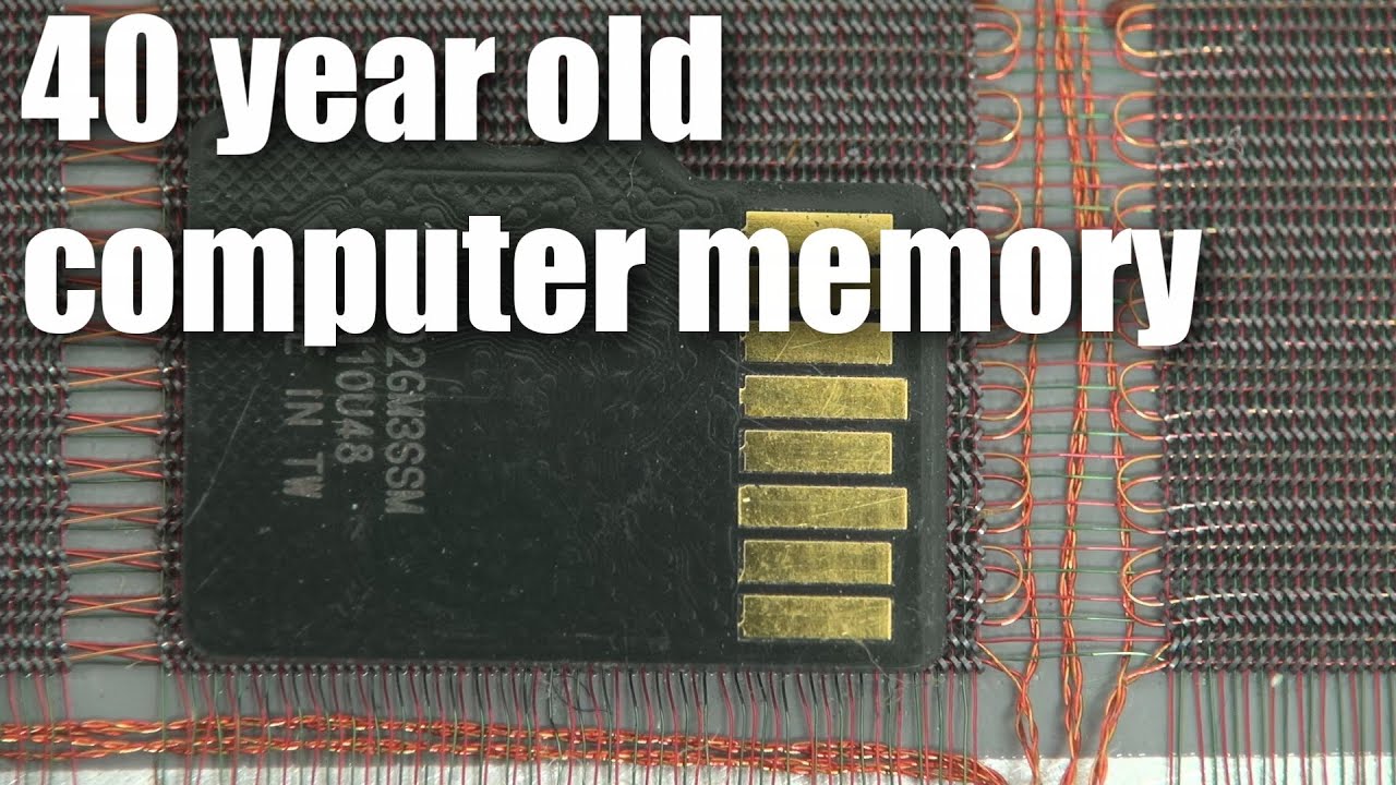 Magnetic core memory from 40 years ago