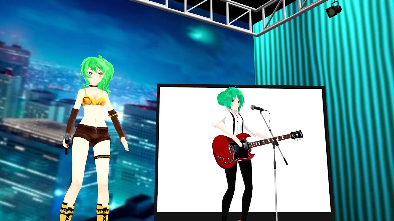 [Sonika & Hatsune Miku] Rape Me (Nirvana Cover) + MMD Video