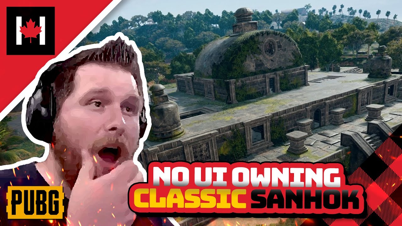 2018 CLASSIC SANHOK with NO UI - PUBG HARDCORE CHALLENGE Gameplay