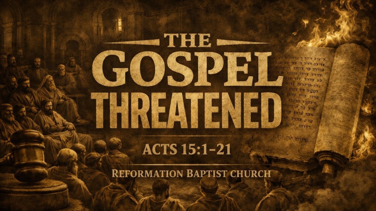 The Gospel Threatened (Acts 15:1-21)
