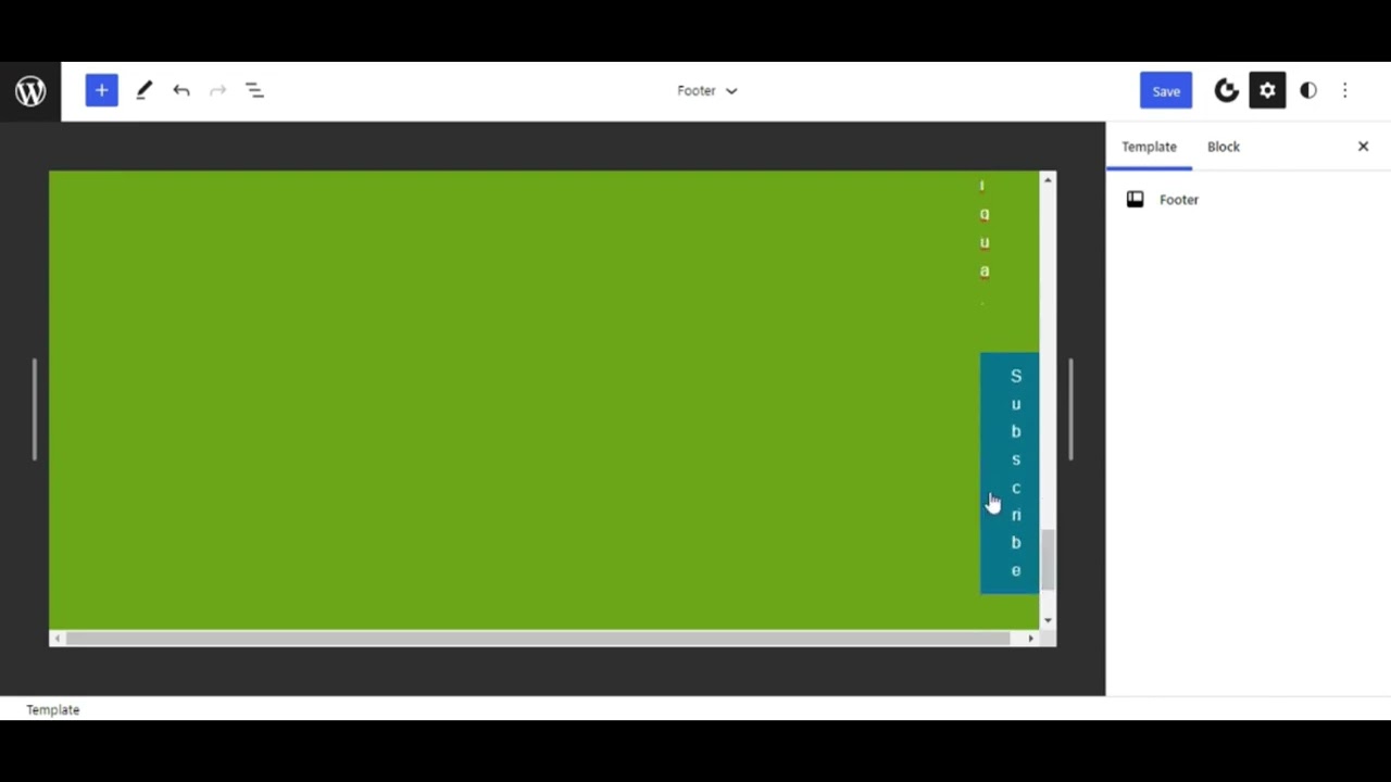 Gutenify: Editing Footer section in WordPress FSE Themes.