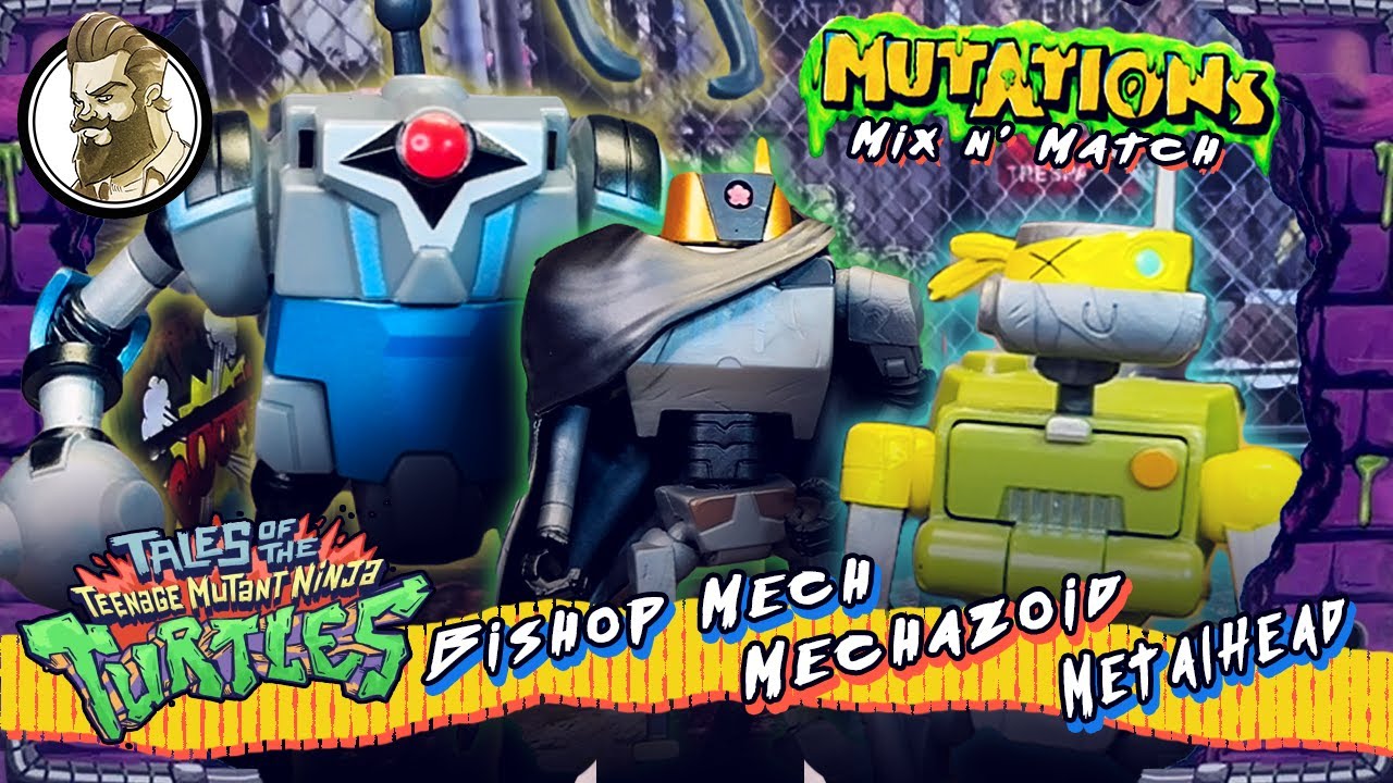 Ham-Man Reviews - Tales of the TMNT Mutations Mix n' Match - MetalHead, Bishop Mech & Mechazoid