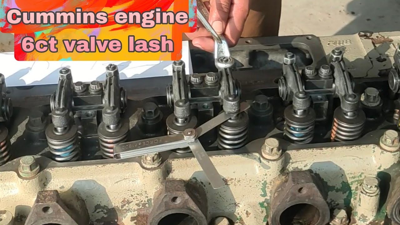 Cummins engine 6CT typit kaisy karain                        Cummins engine valve clearance A to Z