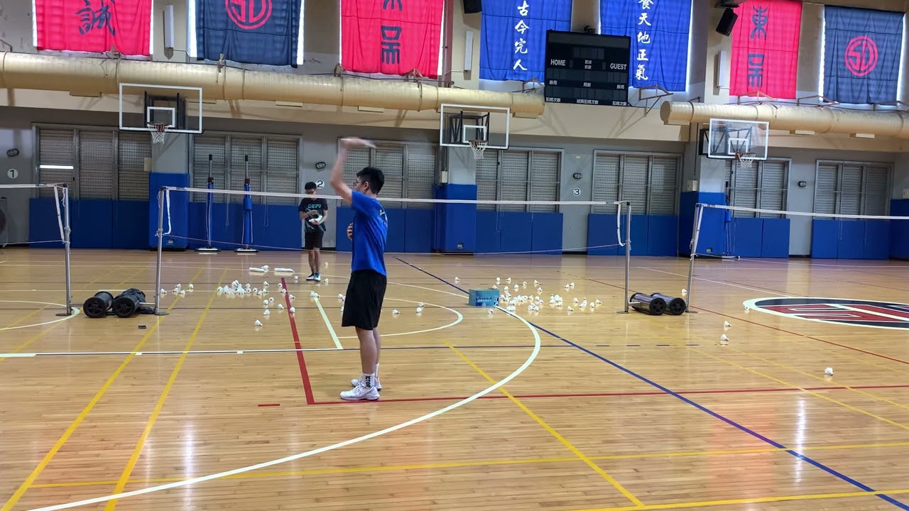 2026.02.26 陳彥翔、張顥瀚晨練：張顥瀚劈殺