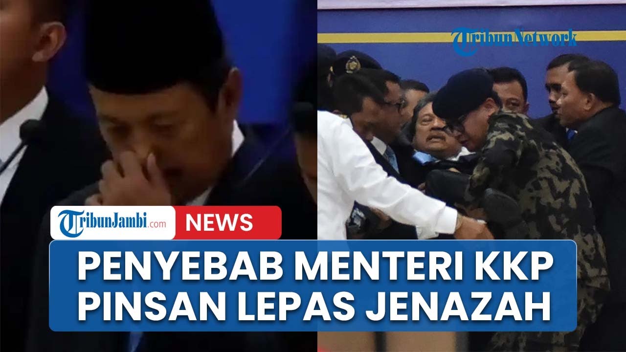 Detik-detik Menteri KKP Pingsan saat Lepas Jenazah Korban Pesawat Jatuh