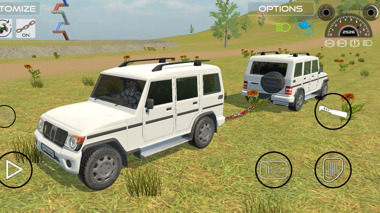 Indian vehicles simulator game video || Bolaro vs scorpio tochan 👿👌