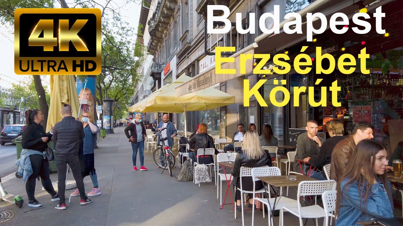 Budapest 4K Walk Oktogon to Blaha Lujza tér