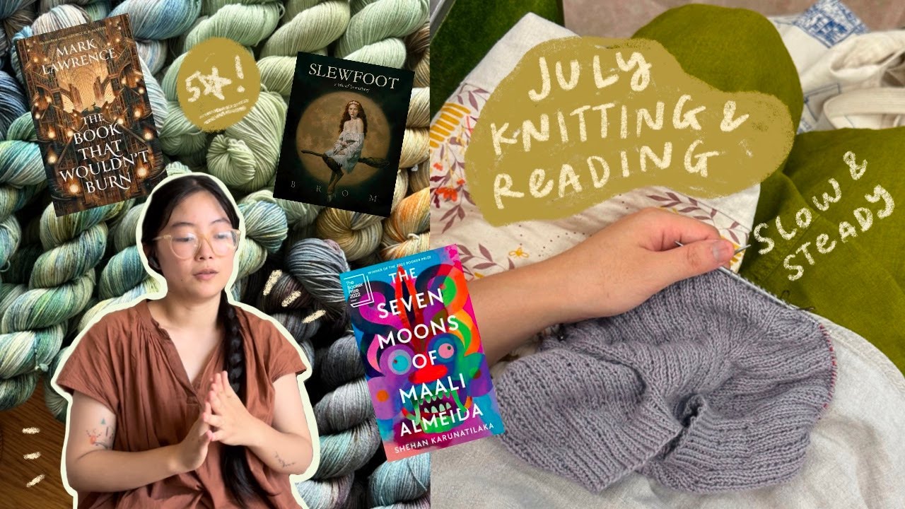 COZY CARDIGANS: July ‘23 Knitting Video Podcast - Reaching For Old WIPs / Slow Making / A New Hobby!