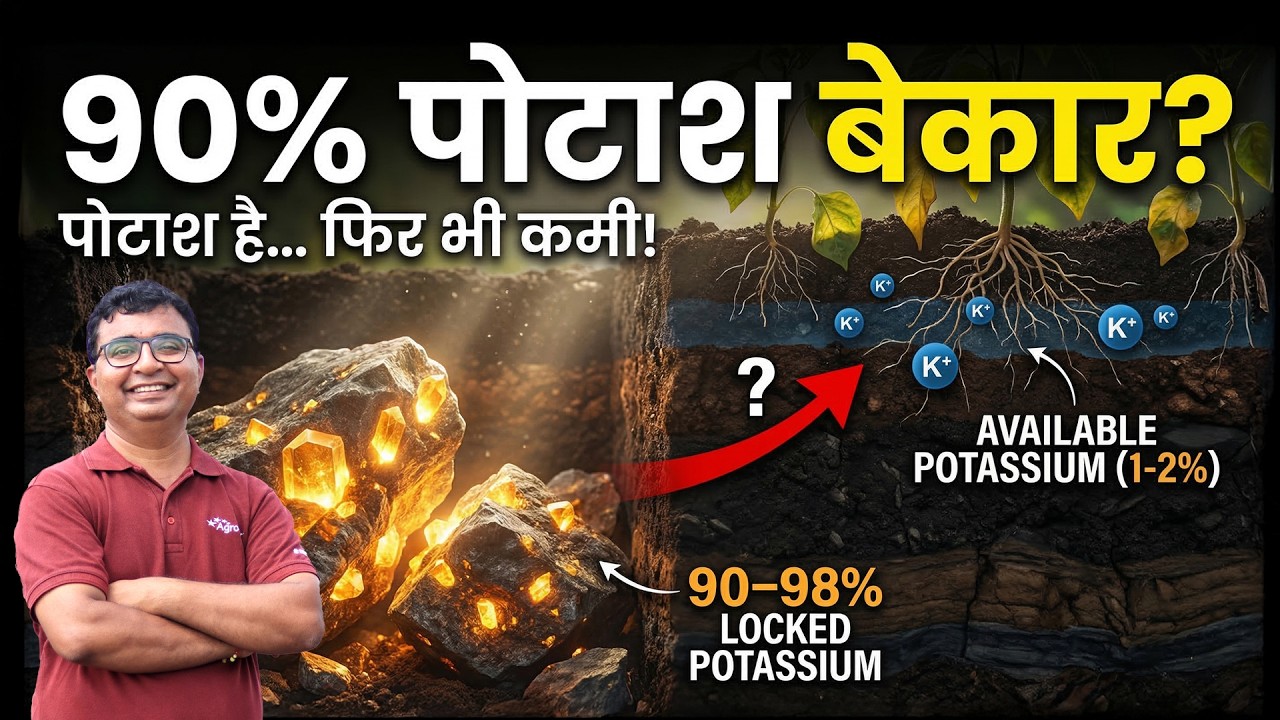 पौधा पोटाश क्यों नहीं लेता? मिट्टी में बंद 90% पोटाश का सच | potash fertilizer | AgroStar