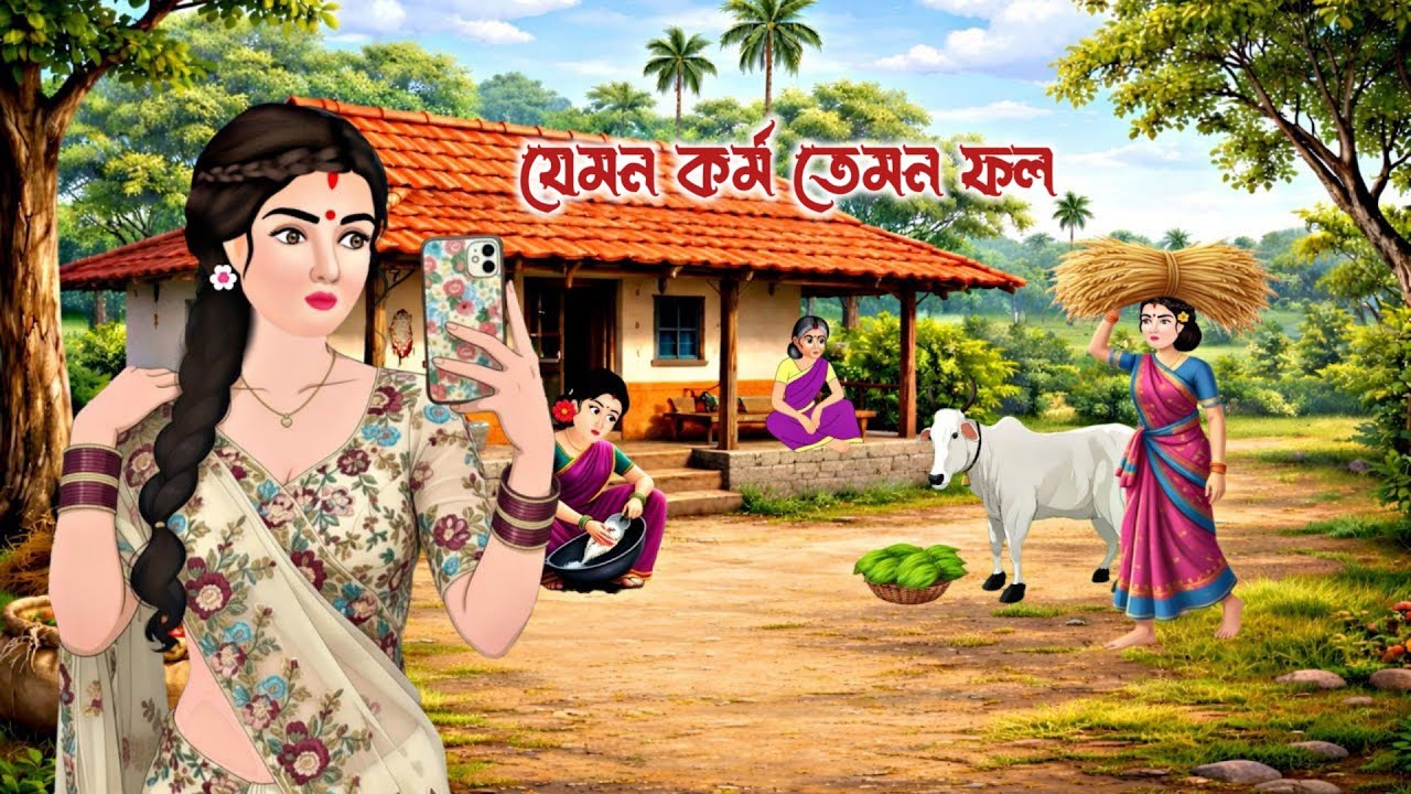 যেমন কর্ম তেমন ফল ||  Bengali Moral Stories || Thakurmar Jhuli