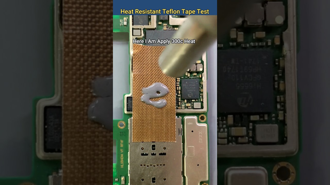 Heat Resistant Teflon Tape Test