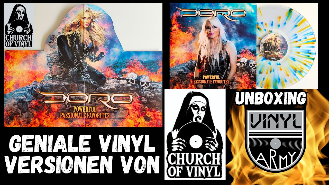 Ein echter Geheimtipp Church of Vinyl - DORO Powerful Passionate Favorites Splatter Vinyl