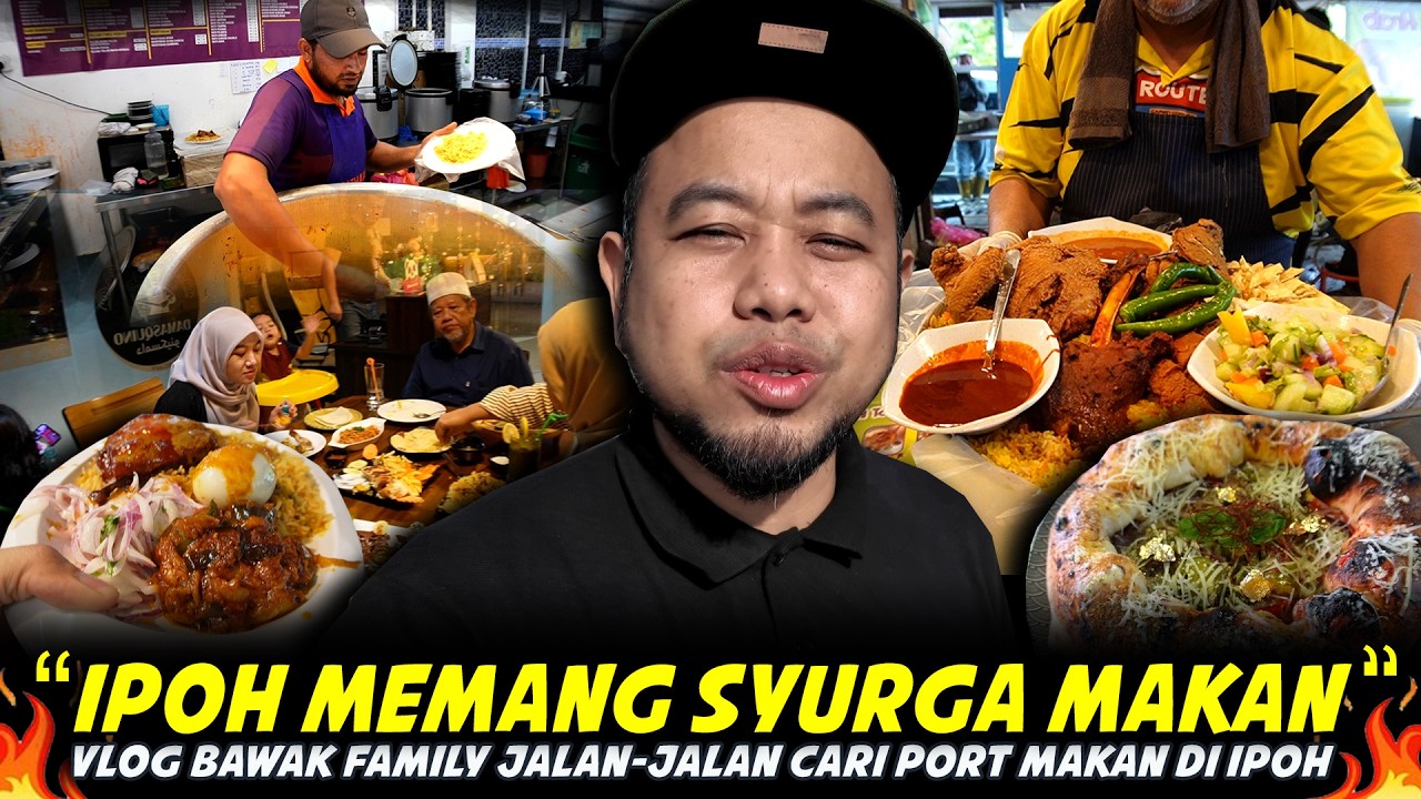 VLOG JALAN-JALAN CARI MAKAN DI IPOH..Sebulan Duduk Ipoh Pun Belum Mampu Terjah Semua Port Makan