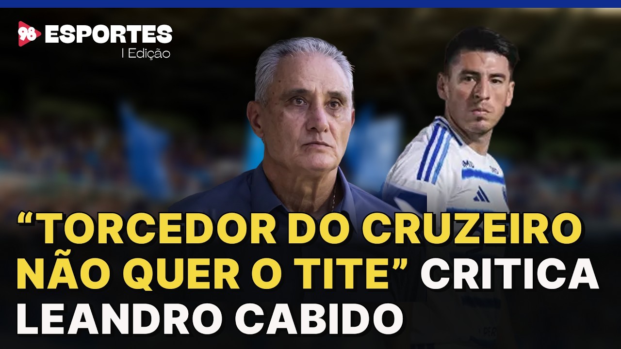 “Torcedor do Cruzeiro não quer o Tite” Leandro Cabido analisa momento do Cruzeiro