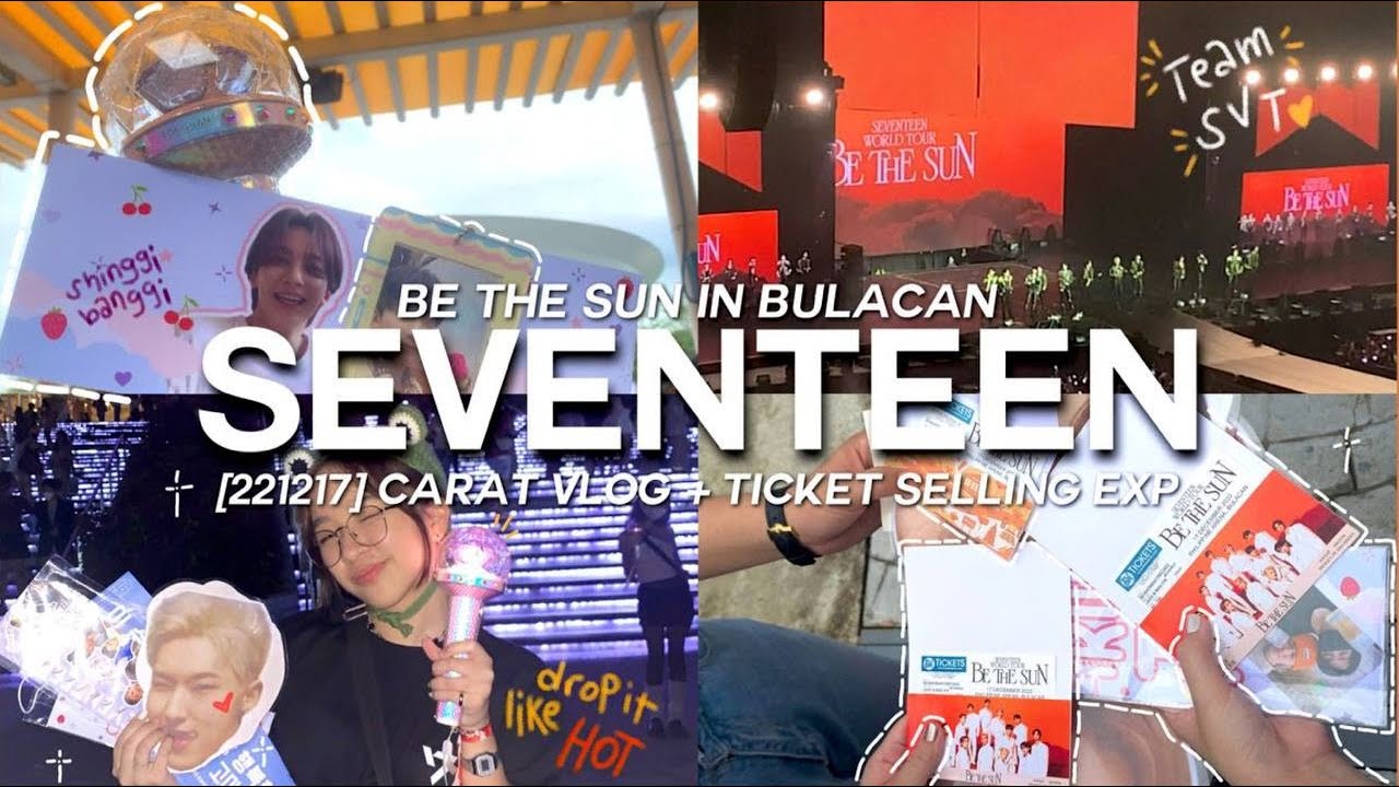 [221217] CARAT VLOG: SEVENTEEN WORLD TOUR [Be The Sun] in BULACAN | Vlog + FANCAM | ticket selling