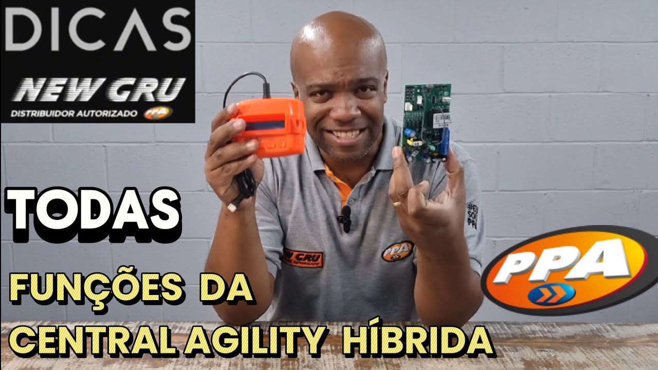 Dicas da New Gru - As funções da Central Agility Híbrida PPA com o Programador PROG.
