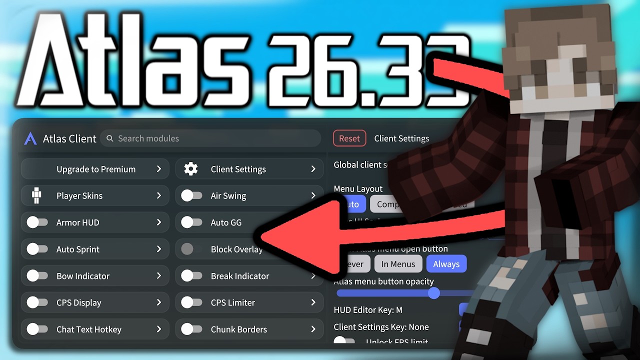 #1 FREE Pocket Edition PVP Client | Atlas 26.33 Download for Android & IOS