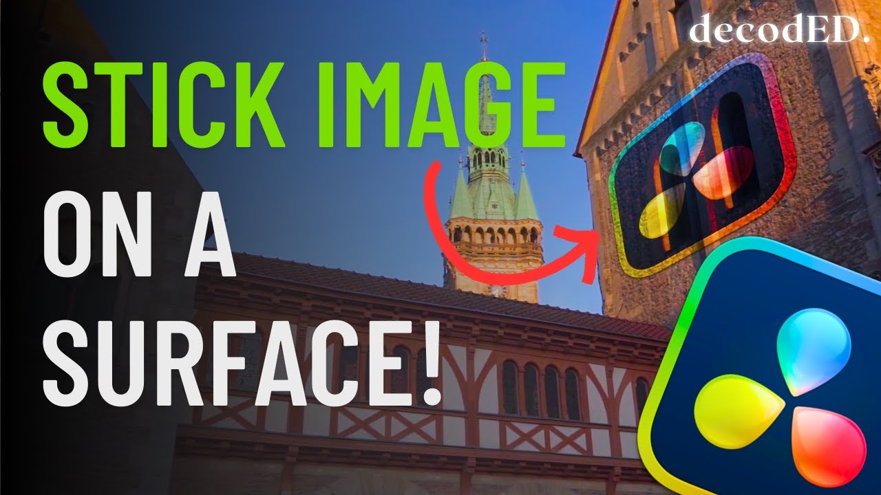 Stick ANY Image On Surface Using Planar Tracker in DaVinci Resolve 19!