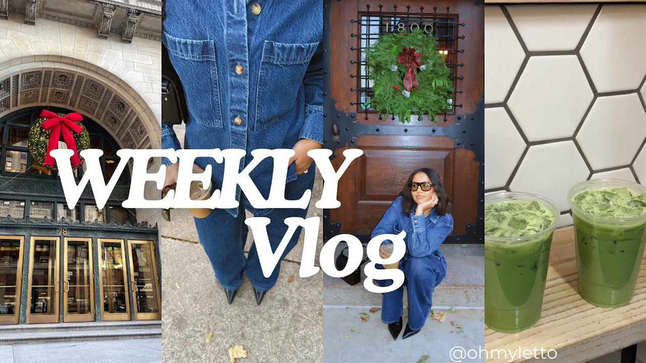 weekly vlog | chit chat + productive work week + workouts + christmas tree + church
