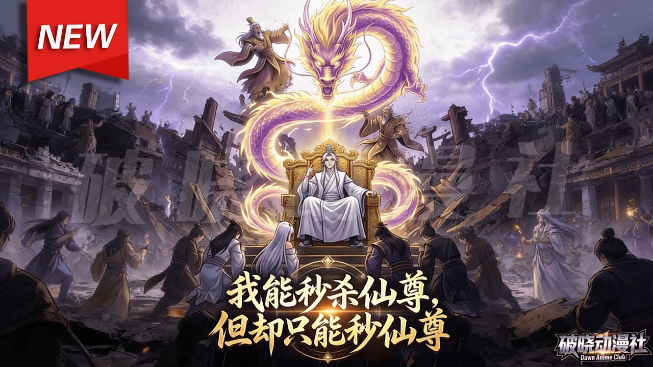 MULTISUB📢新番上线《我能秒杀仙尊，但却只能秒仙尊》第1~82集丨林墨痕穿成圣地老祖，获得奇葩系统能秒杀仙尊，硬着头皮装了几百年高人，靠写小作文挑衅各路仙尊。#漫剧 #破晓动漫社
