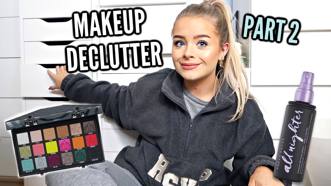 DECLUTTER WITH ME.. MAKEUP PART 2