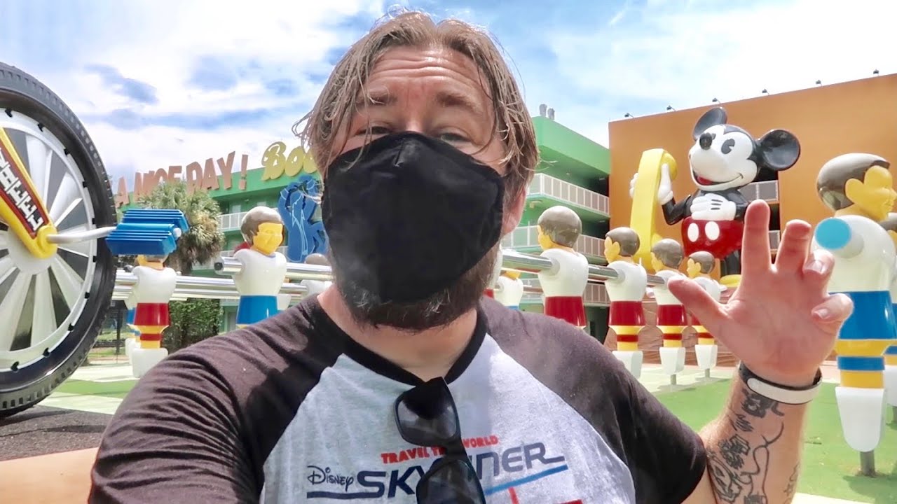 Staying at ReOpened Disney’s Pop Century Resort - Room Check In & Property Tour at Walt Disney World