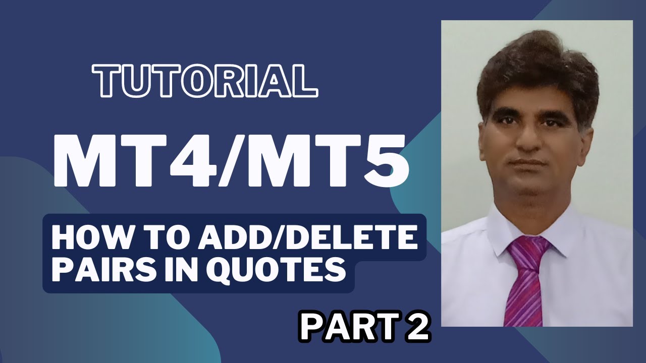 How to Add/Remove Pairs in Quotes MT4/MT5 tutorial  Part 2