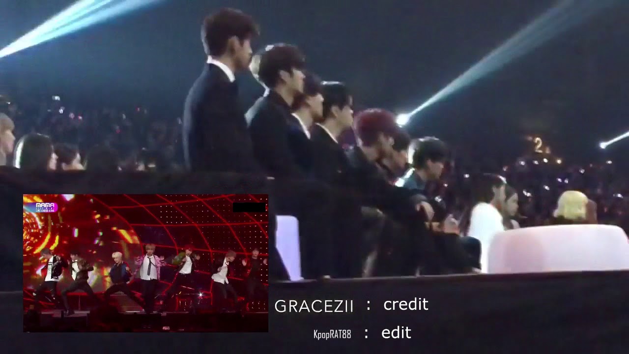 171201 GOT7(갓세븐) reaction to BTS(방탄소년단) - Not Today @MAMA