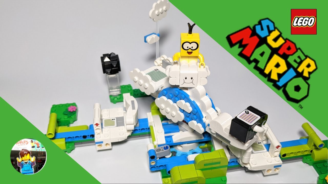 LEGO Super Mario 71389 Lakitu Sky World Expansion Set Speed Build