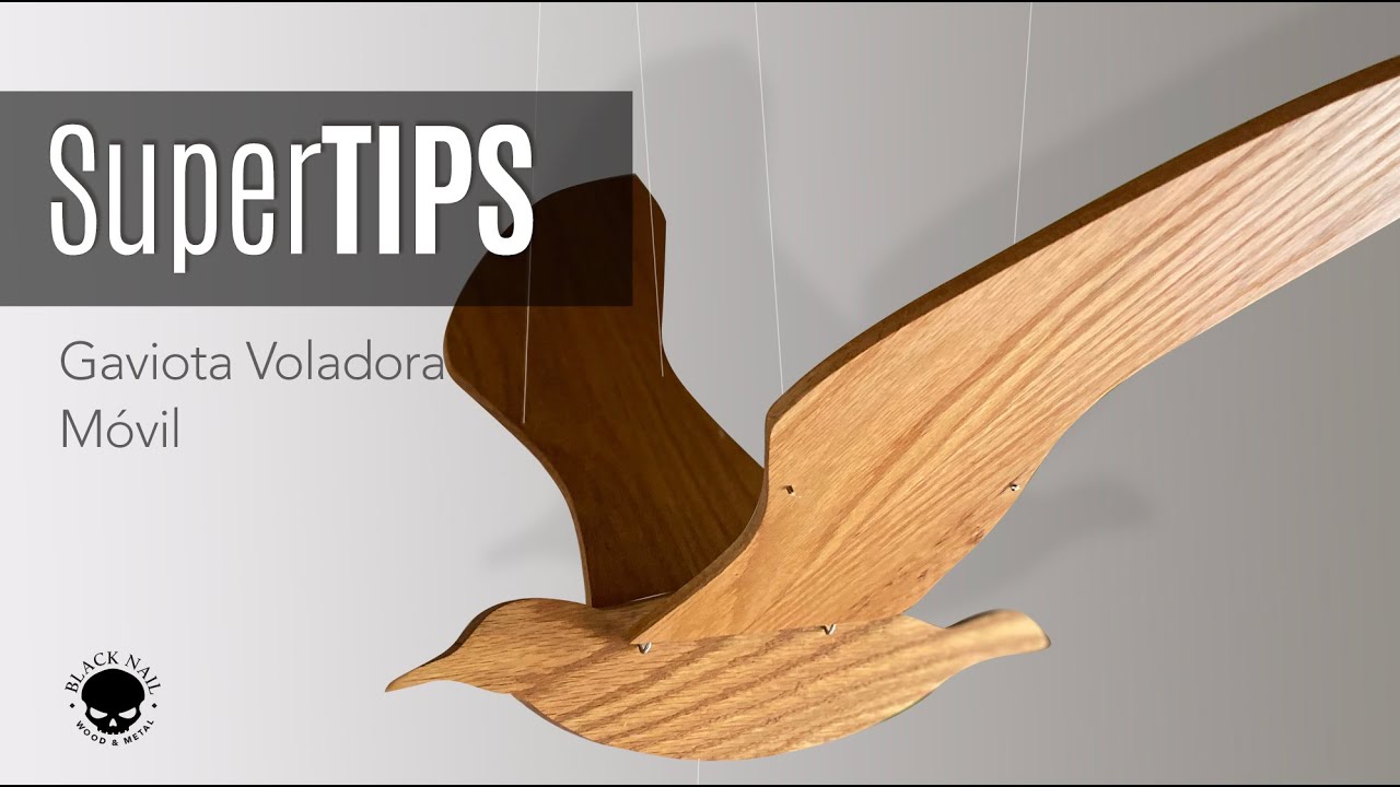 Supertips3 Como construir una Gaviota Voladora Móvil en detalle