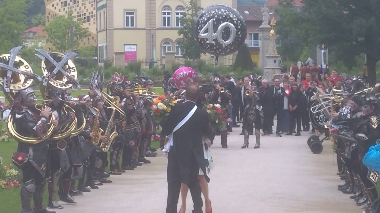 40er-Fest mit Guggenmusik in Schwäbisch-Gmünd
