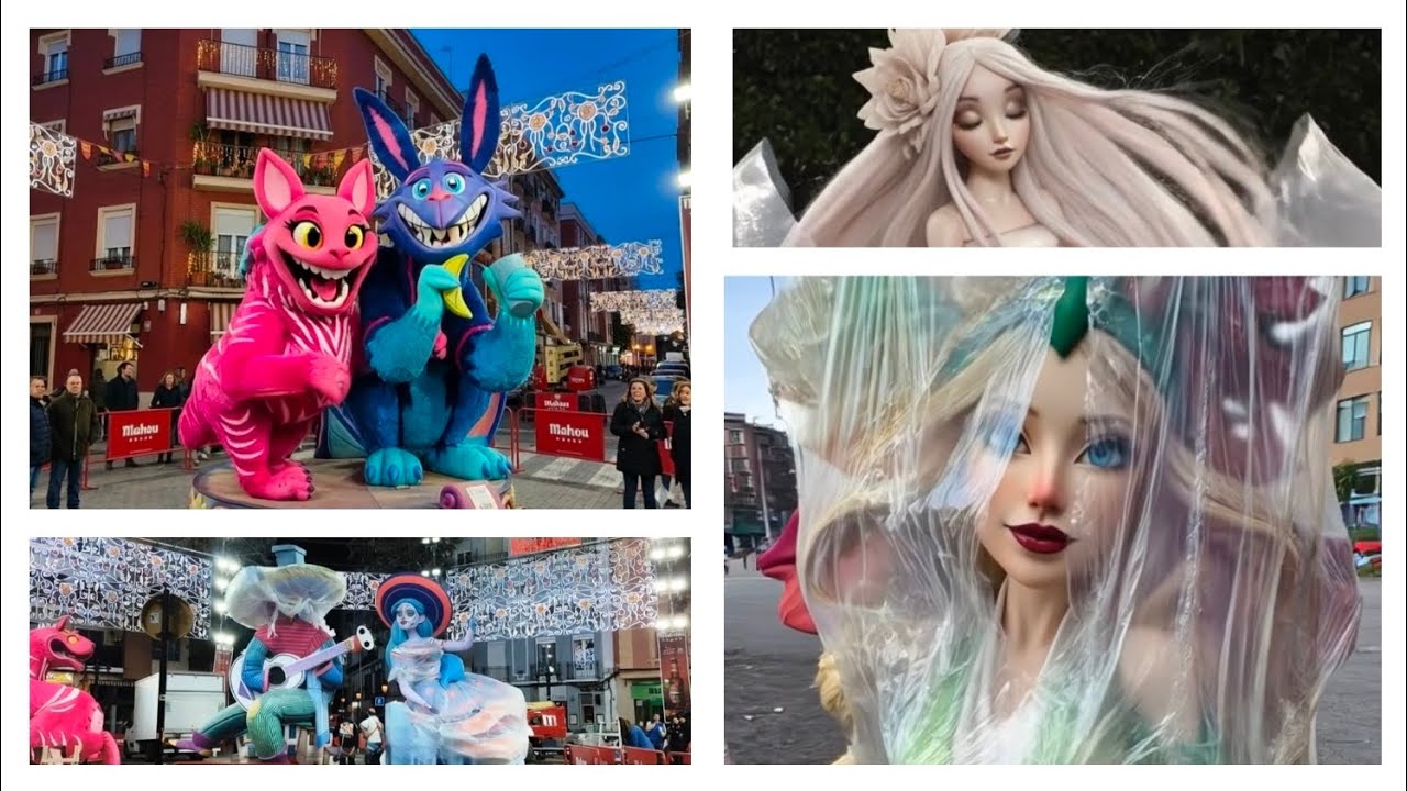 Fallas 2026 La Plantà primeros pasos de Sueca Literato Azorín, Convento Jerusalén y Cuba lit. Azorín