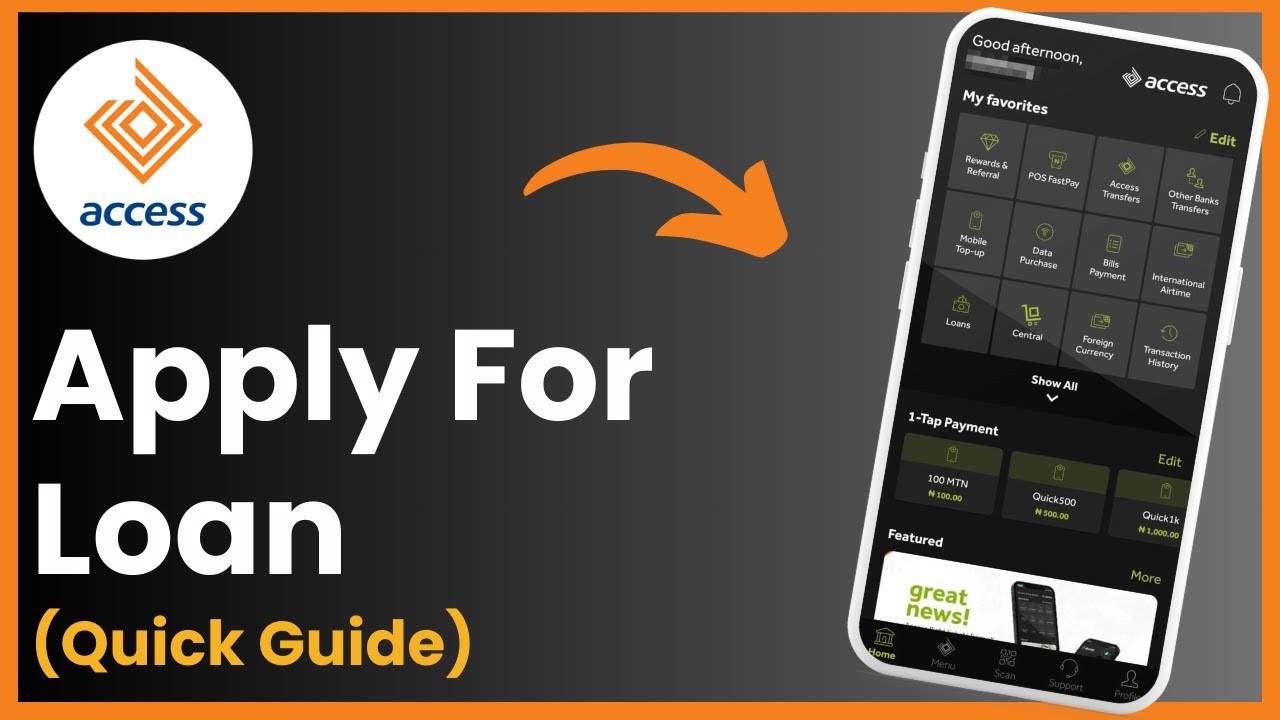 How To Apply For A Loan In Access Bank !