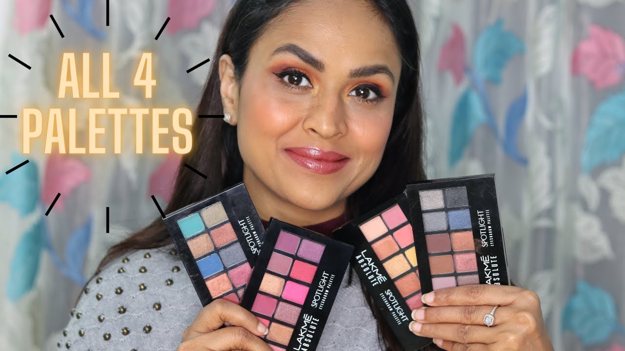 WORTH BUYING?? Lakme Absolute Spotlight Eyeshadow Palette | All 4 Shades | Shalini Srivastava