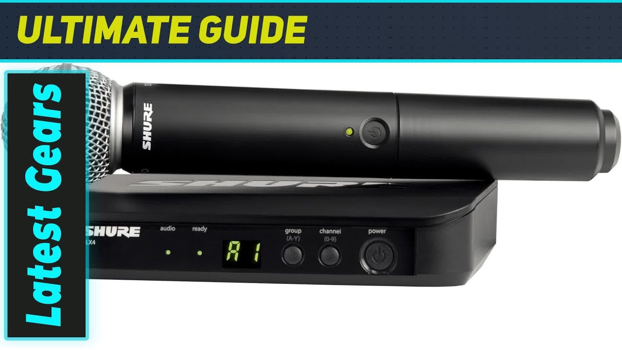 Shure BLX24/SM58: The Ultimate Wireless Mic for Live Vocals!