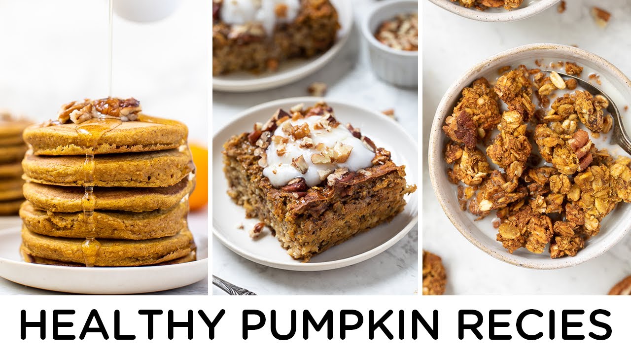 AMAZING PUMPKIN RECIPES ‣‣ healthy breakfast ideas