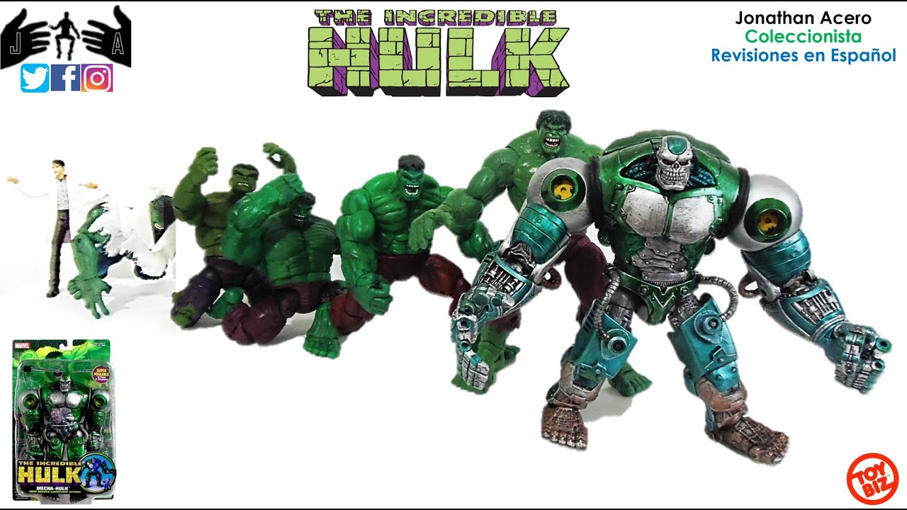 MECHA-HULK Hulk Classics Toy Review Juguete Revisión en Español Jonathan Acero