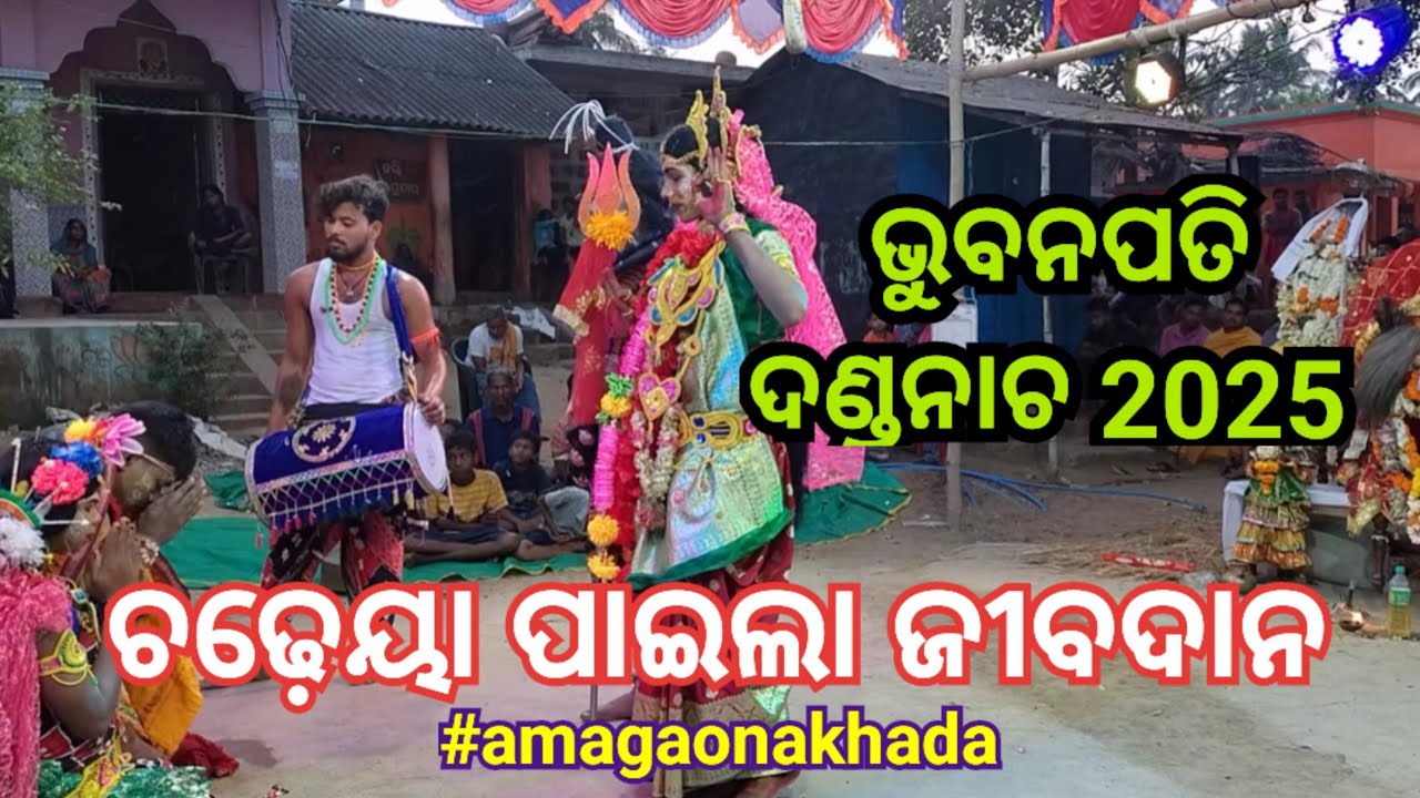 ନୂଆପଡା ଦଣ୍ଡନାଚ 2025 // ଚଢ଼େୟା ପାଇଲା ଜୀବଦାନ //#amagaonakhada #tarangtv #dandnach #danda_nacha_gita