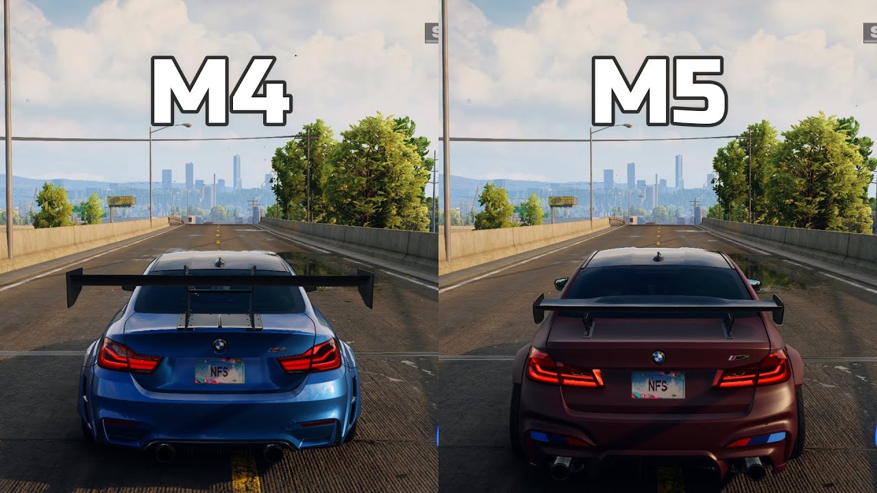 NFS Unbound: BMW M4 vs BMW M5 - WHICH IS FASTEST (Drag Race)