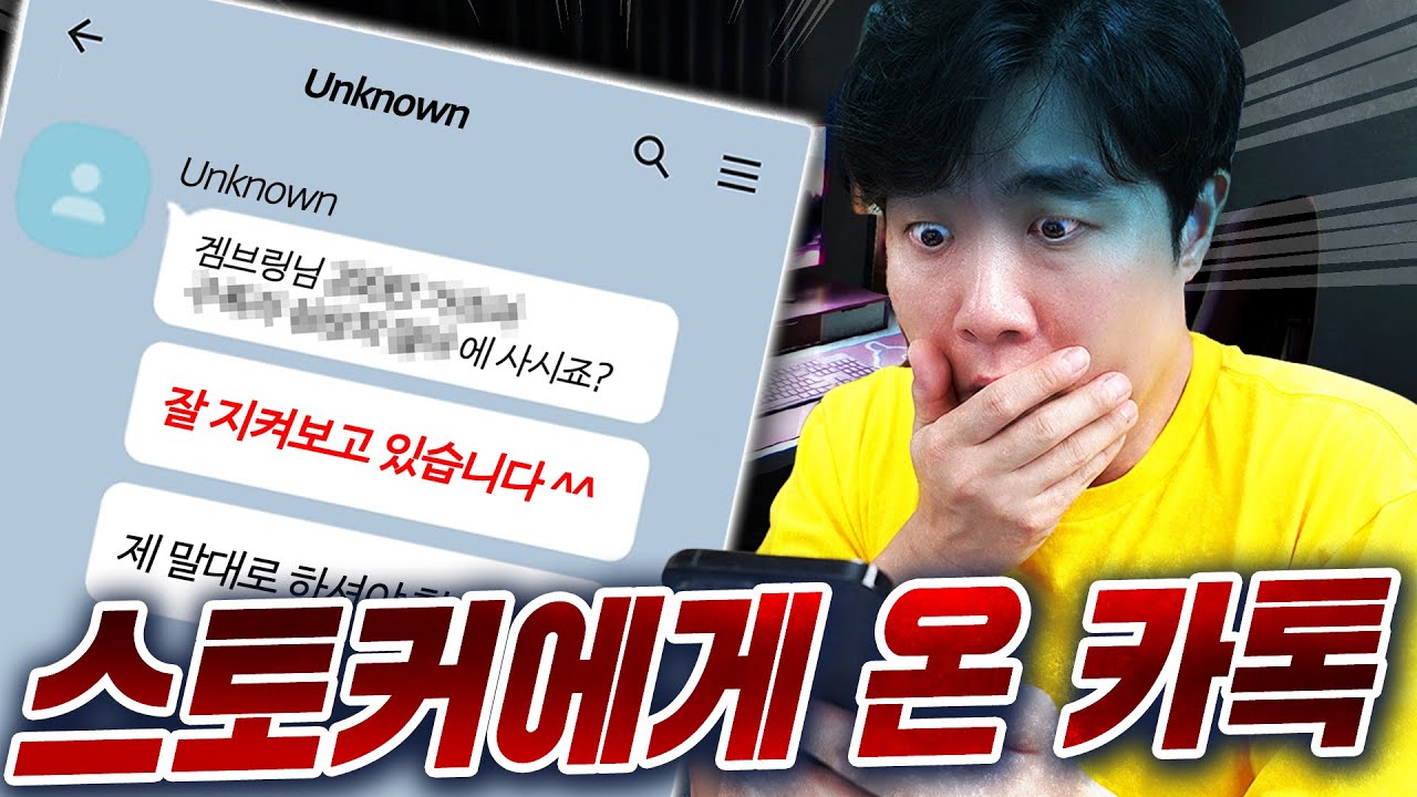 스토커에게 협박카톡이 자꾸 날아옵니다... 소름돋는 범죄자의 실체는..?! 공포게임 파라소셜!!