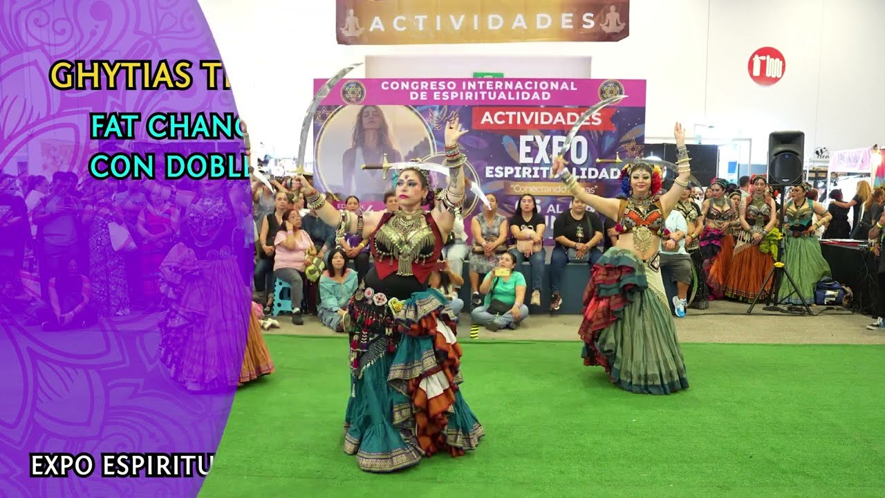 Ghytias Tribal Bellydance (Kassar) -  Fat Chance Bellydance Style con doble sable (Sacred sword)